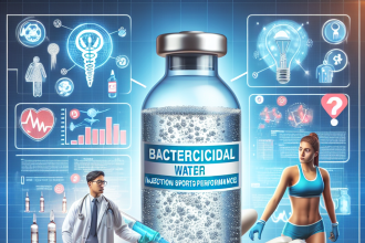 Acqua battericida per iniezioni e performance sportive: mito o realtà?