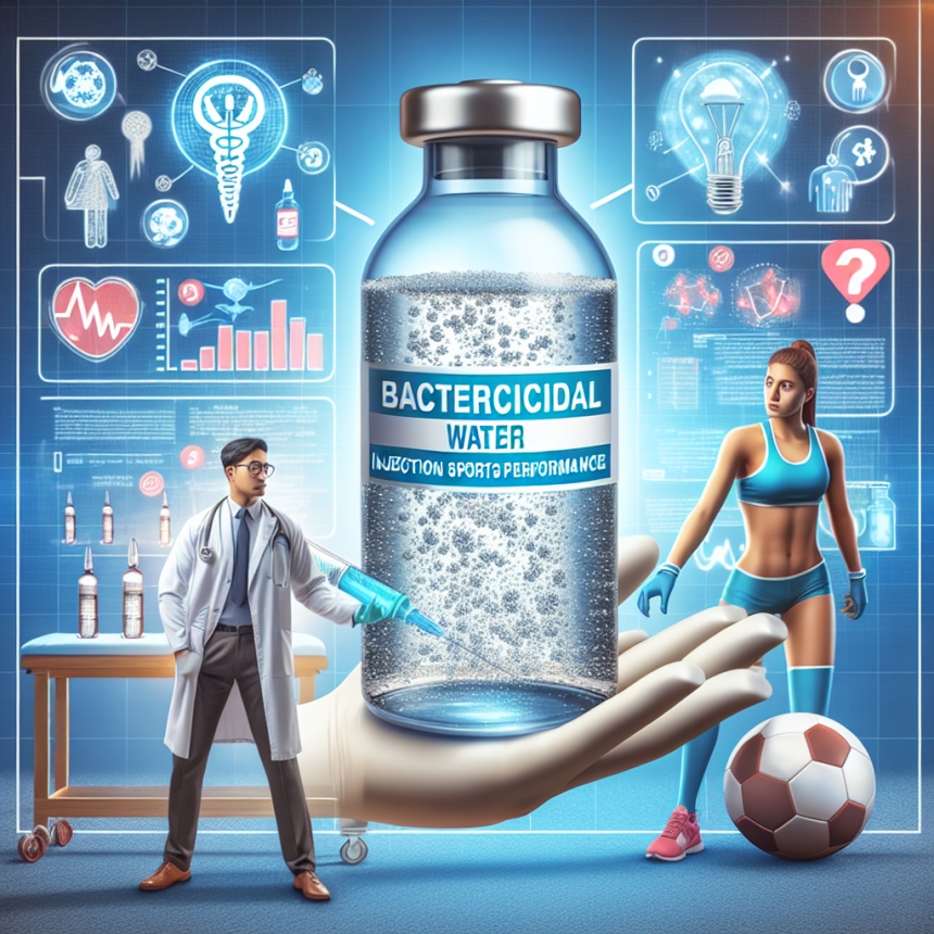 Acqua battericida per iniezioni e performance sportive: mito o realtà?