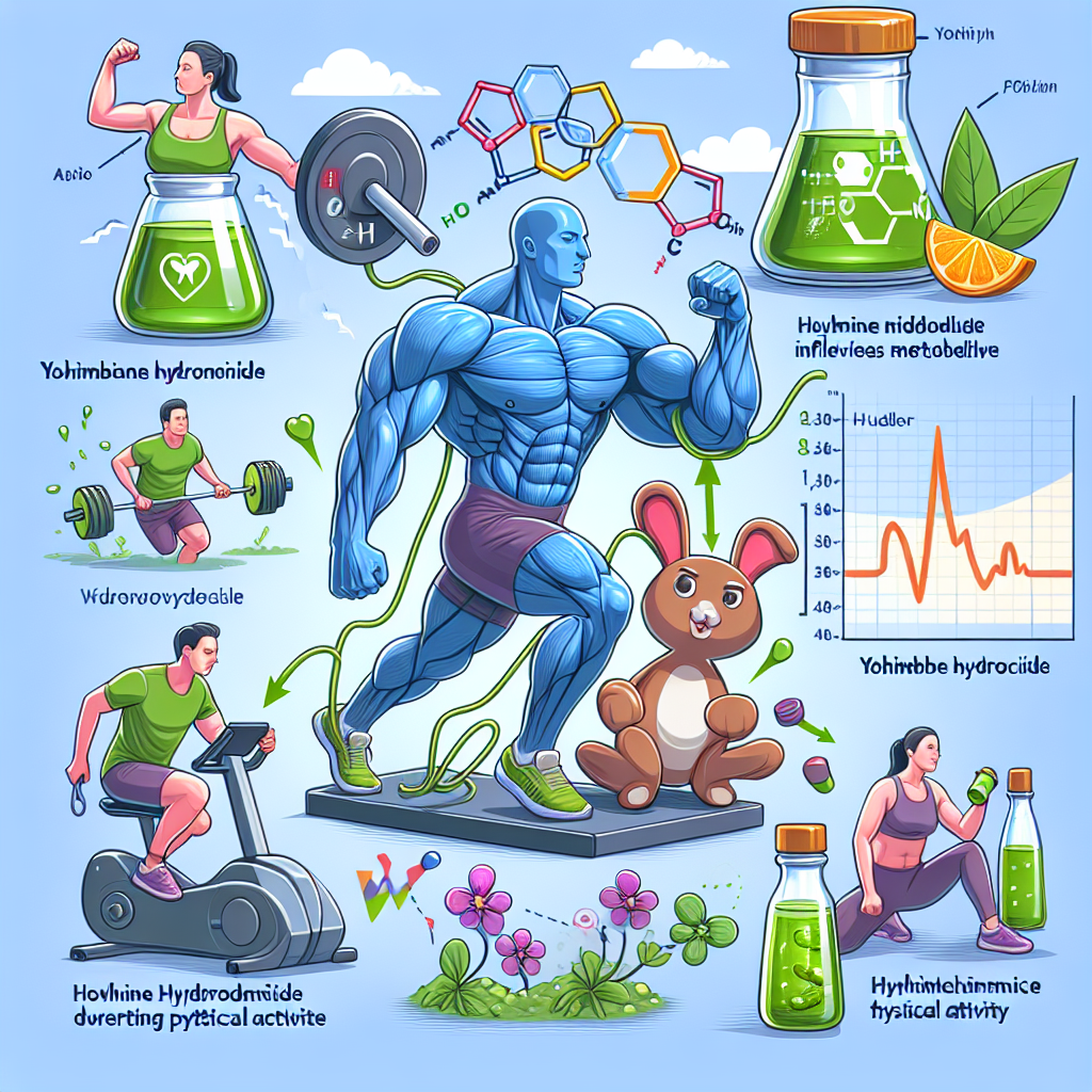 Come la Yohimbina cloridrato influenza il metabolismo durante l'attività fisica